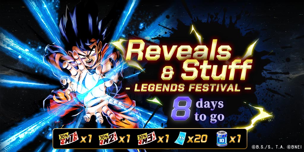 DB_Legends's tweet photo. [8 Days Only! Reveals &amp; Stuff Countdown SNS Campaign!]
Day 1!
If this post reaches 5K total RTs and shares across our worldwide SNS accounts, players will receive these rewards!

▼Details Here!
https://t.co/FpylO0s0Ho

Time Limit: Until 11/18 7PM (PST)

#DBLegends #Dragonball https://t.co/OLRxh8G8Iw