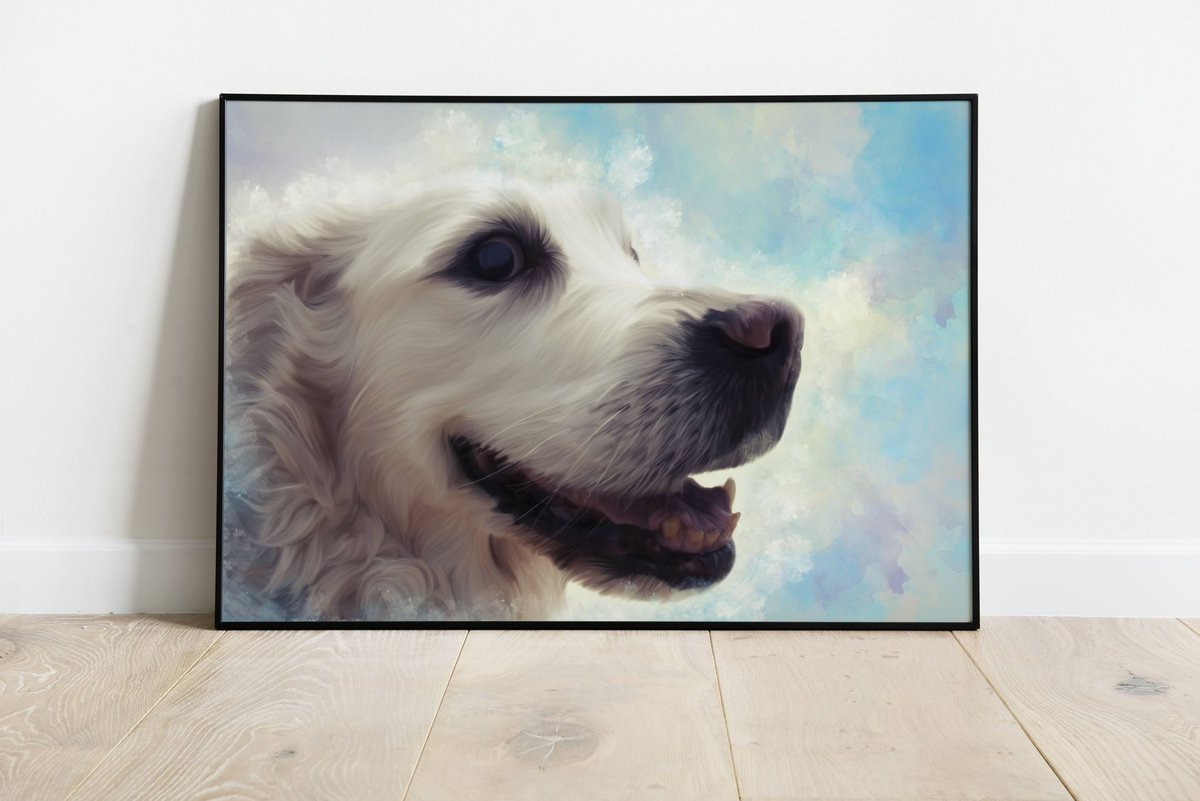 Handsome Boy #englishlab #petportaits #Humpdayhappiness