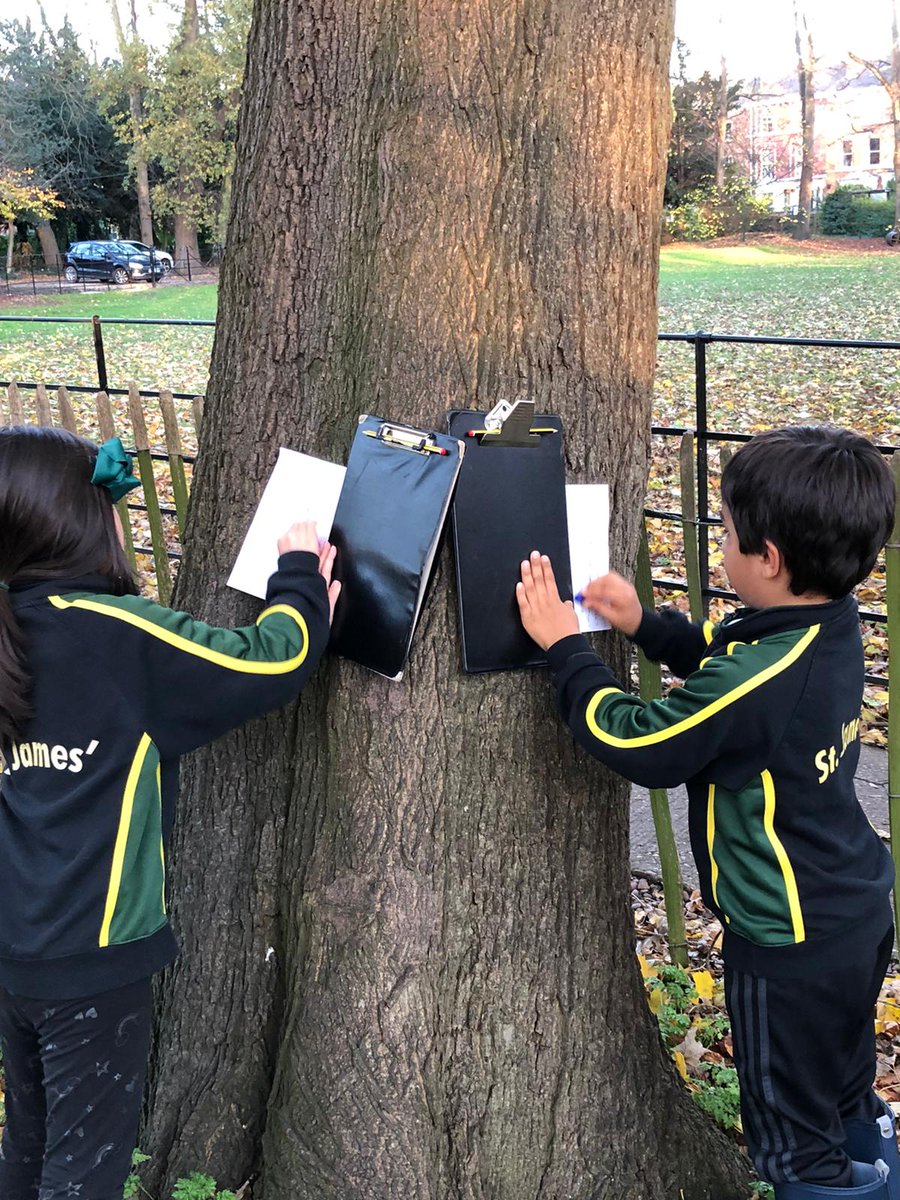 FOREST SCHOOL | It's great for our pupils to be able to enjoy the great outdoors and all that our Forest School has to offer. Pupils in #KS1 are learning all about Charles Darwin and went on a nature walk through the #ForestSchool followed by taking some tree rubbings.