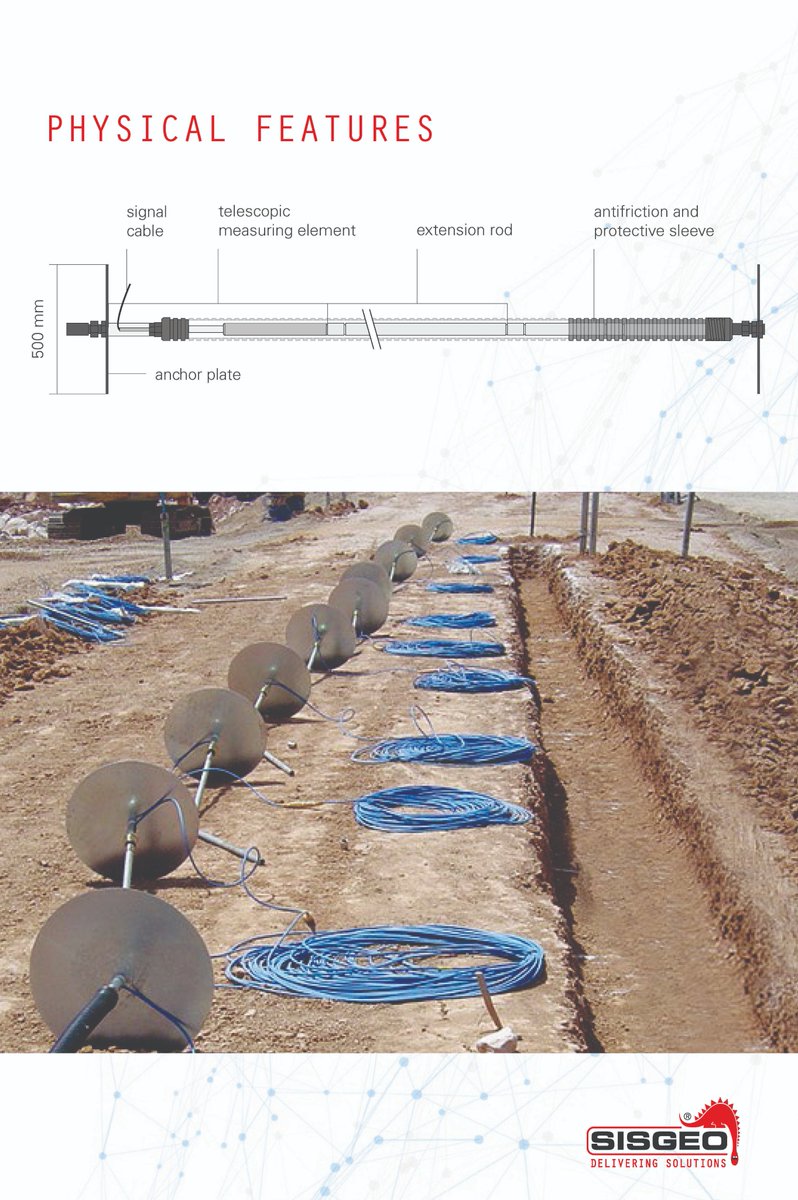 LSisgeo's tweet photo. Embankment #extensometers are used to #measure soil strains in large earth #structures.
Embankment extensometers are usually incorporated in filling materials, chained together by means of extension rods.
Request a quotation at: info@sisgeo.com
#sisgeo #damsmonitoring https://t.co/KTenv4jJ33