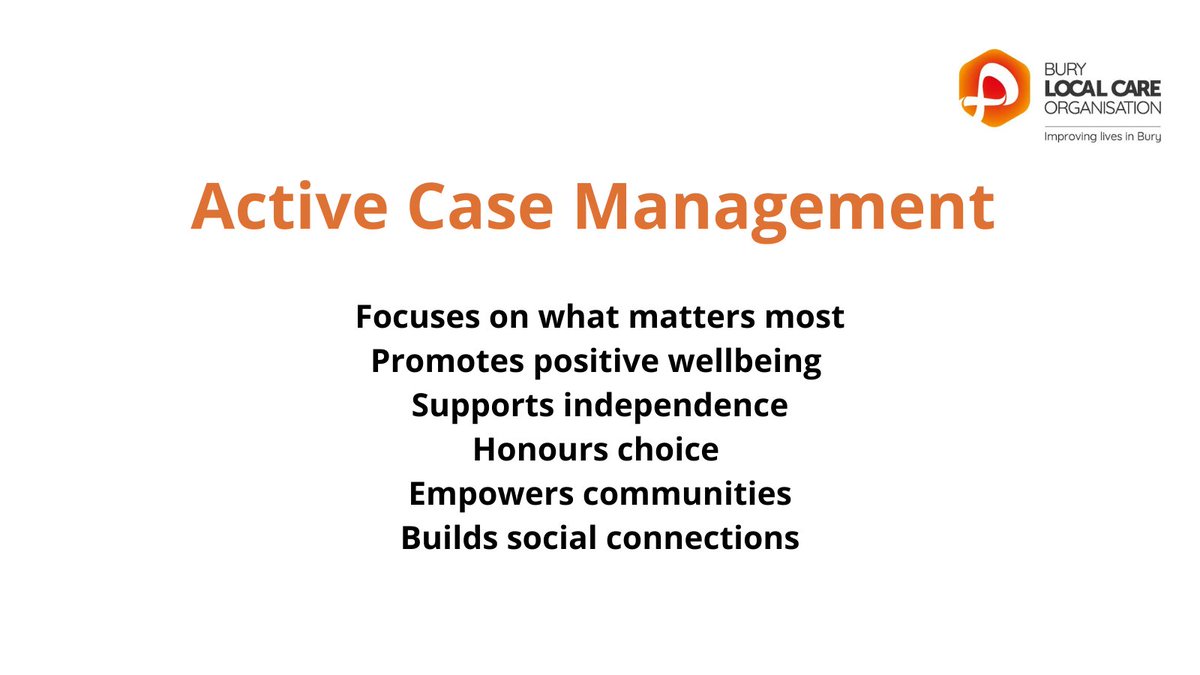 buryidc's tweet image. Active case management (ACM) is helping hundreds of people in Bury improve their health and wellbeing.

If you’re a GP, health or social care professional, refer someone into the programme!

Go to bit.ly/3f6WWhO to download a referral form and find out more details.