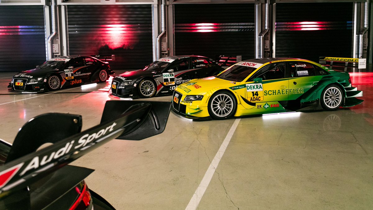 audisport's tweet photo. So many memories. High-resolution photos are available in the Audi MediaCenter:
>> https://t.co/LQ2fo9jZf1
#PerformanceIsAnAttitude #DTM #ranDTM #ThanksToDTM https://t.co/zDwNqehH6r