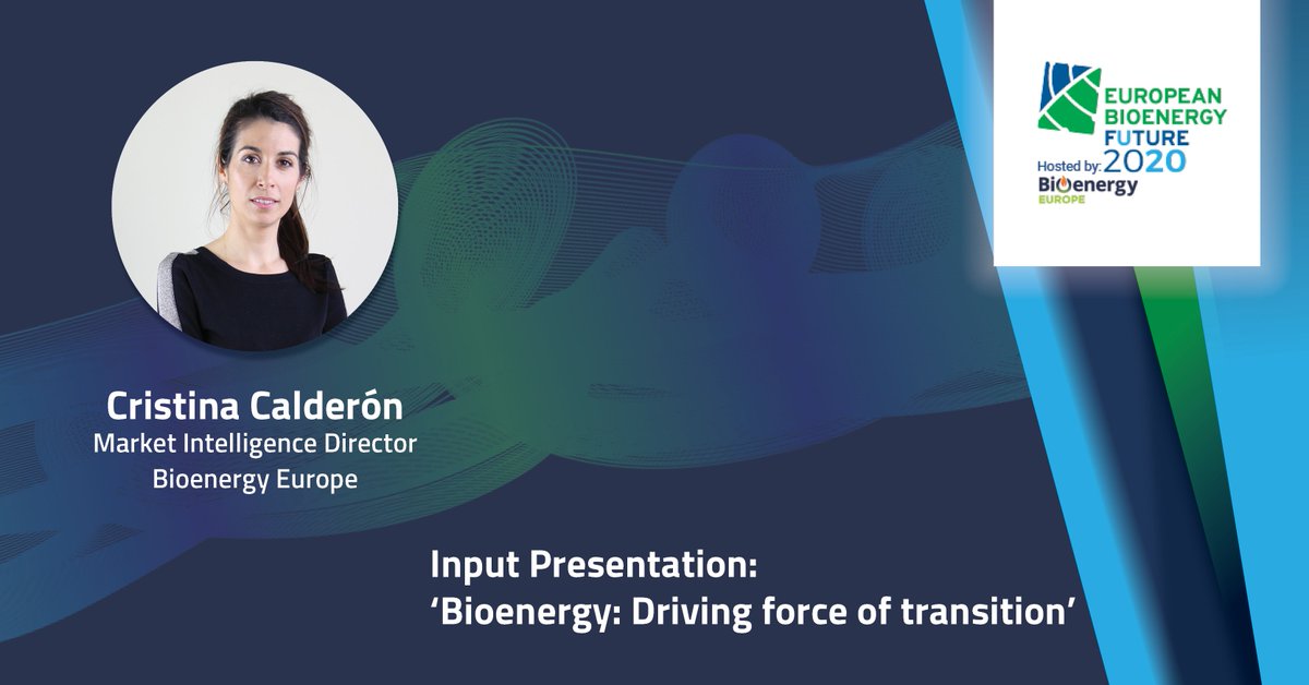 bioenergyEU's tweet photo. 🎙Our very own Market Intelligence Director, Cristina, talks about #bioenergy as a driving force towards the vital #energy transition covering #competitveness #Sustainability #cleanenergy including #electricity & #Heat🧐
#EBF2020 #leadthetransition🌿 https://t.co/O0TuvlI1ej