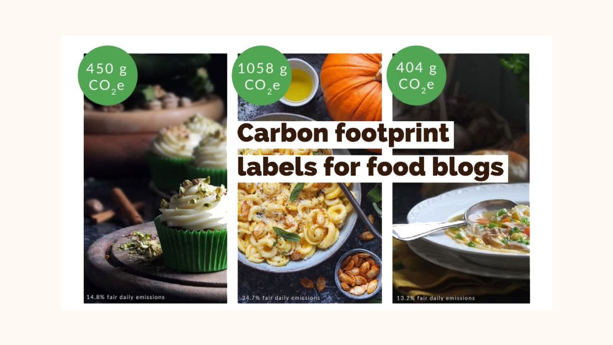 Food carbon labels can help tackle #climatechange, empowering people to find #lowcarbonfood and make sustainable choices
The time for #ClimateAction is now! Read about our #ecolabels from the first #foodblog to display carbon info @TangoRaindrop: bit.ly/myemissionscar…