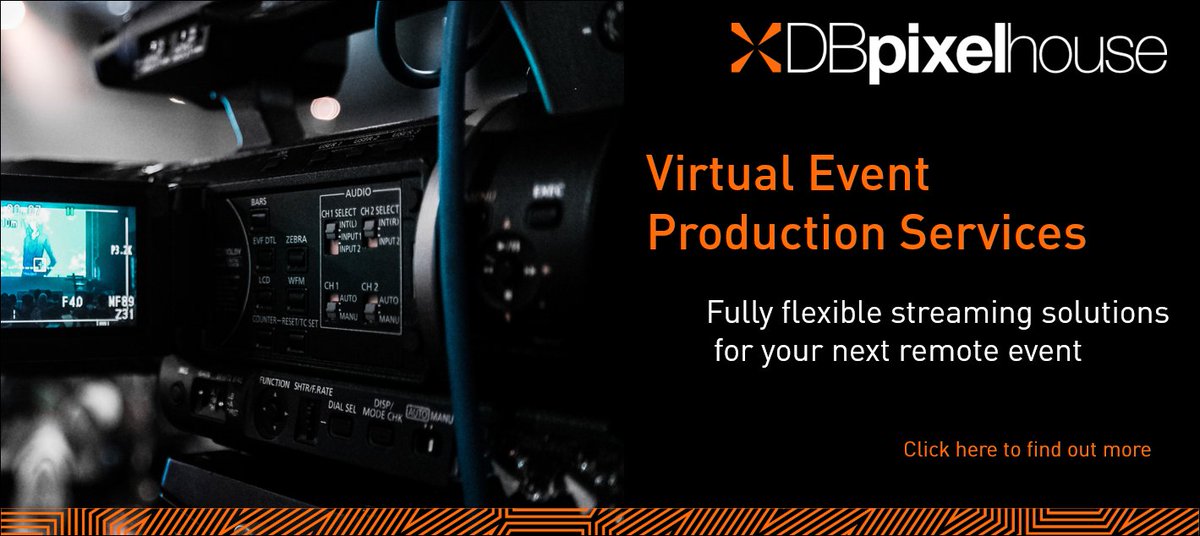 dbpixelhouse's tweet image. Whatever the requirements of your next streamed event, our Virtual Event Production Services are fully flexible to create the perfect solution for you. 

Get in touch today to find out more:
info@dbpixelhouse.com  

#virtualconferences  #streaming  #remoteevent #virtualevent