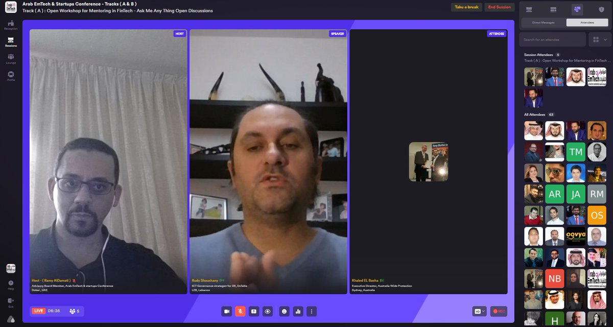 arabemtechconf's tweet photo. Join us in the Open discussion and ask anything in the session which Happening Now , by: @rudyshoushany 

He is happy to discuss with you any idea you have or answer any question related to : #FinTech

@ Arab EmTech &amp; Startups Conference

#ArabEmTechConference https://t.co/0VXdjGhTvY