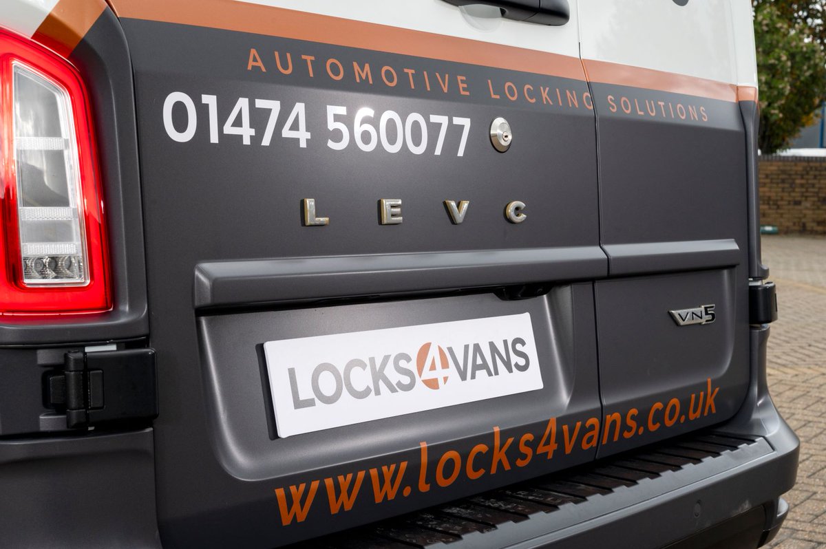 Locks4VansLtd's tweet image. Locks 4 Vans is the security partner for the new VN5 electric van from LEVC. Come see us in Hall 2 @FleetLive where we are showcasing the VN5 locking solution #electricvan #vansecurity @LondonEVCompany