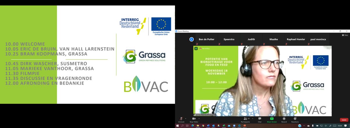 Grassa! (@grassavenlo) on Twitter photo Veel belangstelling voor ons #Webinar Potentie van Bioraffinage voor Food en Feed <a href="/GrassaVenlo/">Grassa!</a> met dank aan <a href="/DirkWascher/">Dirk Wascher</a> <a href="/InterregD_NL/">Interreg Deutschland-Nederland</a> <a href="/MariekeKoopmans/">Marieke Koopmans</a> <a href="/Hogeschool_VHL/">Hogeschool Van Hall Larenstein</a> <a href="/Buildingonevent/">Christie de Vrij</a> Veel belangstelling voor ons #Webinar Potentie van Bioraffinage voor Food en Feed <a href="/GrassaVenlo/">Grassa!</a> met dank aan <a href="/DirkWascher/">Dirk Wascher</a> <a href="/InterregD_NL/">Interreg Deutschland-Nederland</a> <a href="/MariekeKoopmans/">Marieke Koopmans</a> <a href="/Hogeschool_VHL/">Hogeschool Van Hall Larenstein</a> <a href="/Buildingonevent/">Christie de Vrij</a>