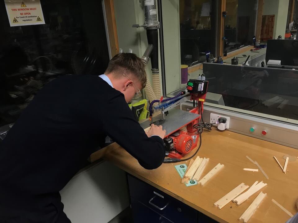 The Headmaster and pupils have been supported by Mr Tasker and the DT department to create beehive parts.

This will mean that the beekeeping team will be able to hit the ground running when the bees emerge again in the spring. We currently have four hives in the School Apiary.