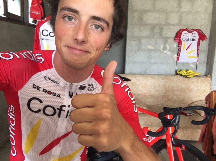 TeamCOFIDIS's tweet photo. Looking back at 2020 👀

Mars &amp; Avril – Les Cofidis adaptent leurs entraînements confinés et adoptent le home-trainer @Elite_cycling comme meilleur allié ! 

En mai et juillet, ils participent au @GoZwift #TourForAll et #TDFVirtual 🚲

#CofidisMyTeam @GoZwiftFR https://t.co/Sd3Ghe9oyk