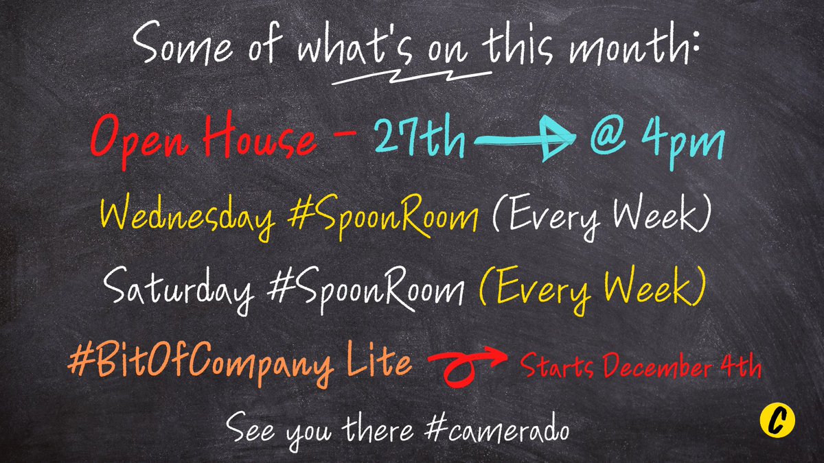 Camerados_org's tweet photo. Have you got a bit of #LockDown Blues?  Hop onto any of these events and meet folk who probs feel the same as you. #NoFixing #NoOutcomes &amp; #NoAgenda, just people being human with each other. 

Head to https://t.co/1ZcOCYYBqo to learn more. https://t.co/GBVWQWsxNn