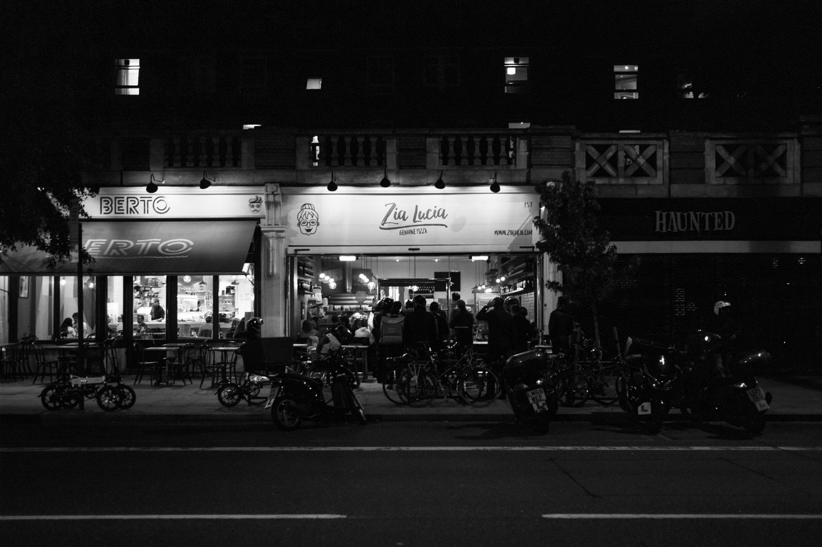 With life back in lockdown, restaurants are subsisting on takeaways. Gangs of Deliveroo drivers on mopeds are a common sight once again, especially outside my favourite pizza takeaway. Dreaming again of an evening meal in a restaurant. http://instagram.com/sebastianepayne&nbsp;