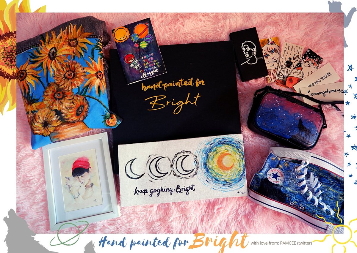 DETAILS OF BRIGHT’S 23rd GIFTS (3)  I personally curated everything that’s in this box and it came to life w/the help of my TALENTED FRIENDS whom I worked with to ensure that what’s in my head will materializeIG- maesomething, micasalcedo & happinessinabox & edits by ME