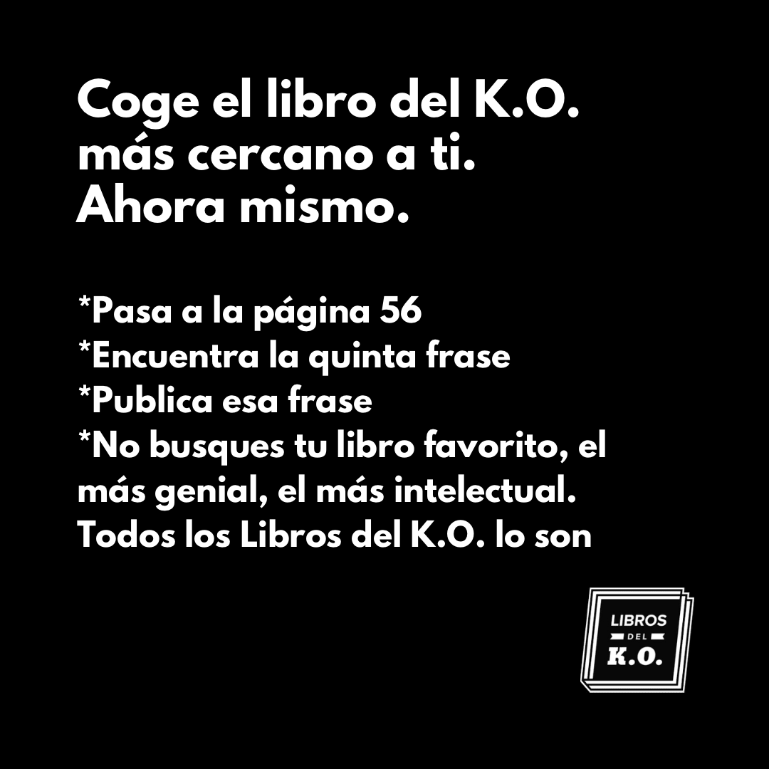 Libros del K.O. tweet media
