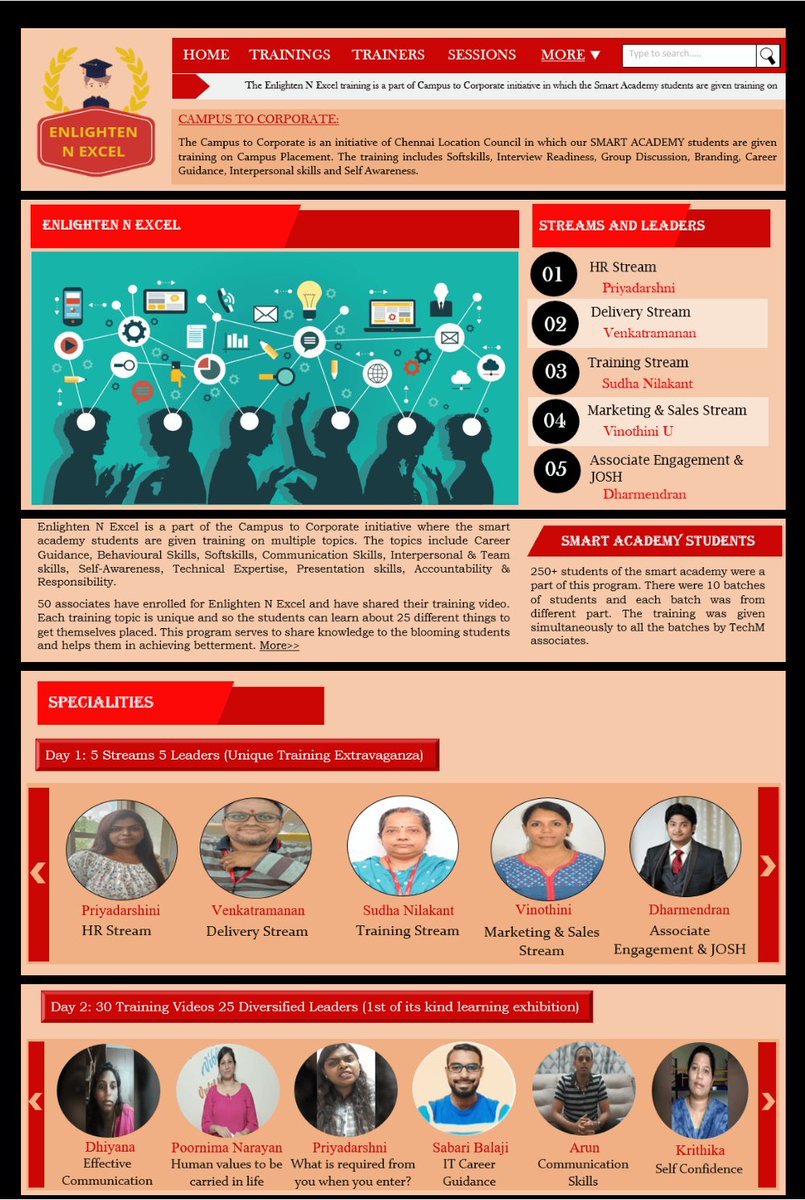 Dharmendran24's tweet photo. #CampustoCorporate - A first of it's kind Training Exhibition for our SMART ACADEMY students. 30 Training videos 25 diversified topics 15 Leaders 2 days in a one of its kind #VirtualTrainingExtravagenza 🔥 Thanks to our leaders @chandkarthi @YogeshsHR @C_P_Gurnani #lovetobetechm https://t.co/NM78KK3OwJ