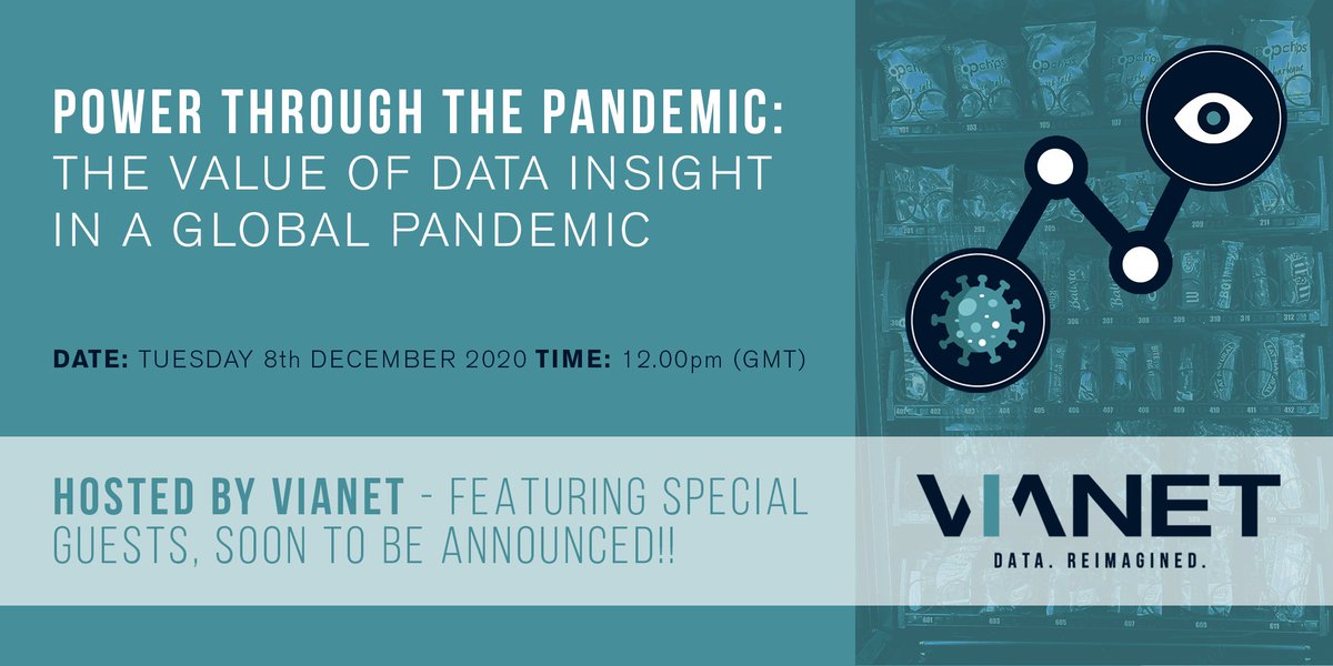 VianetGroupPLC's tweet photo. Vianet are proud to announce the launch of our very first #webinar 

Power Though The Pandemic: The Value of Data Insight in a Global Pandemic

We would love for you to join us and our special guests on Tuesday 8th December.

To sign up, please access:
 
https://t.co/DWK6XrztSq https://t.co/V9yMuj5rcM