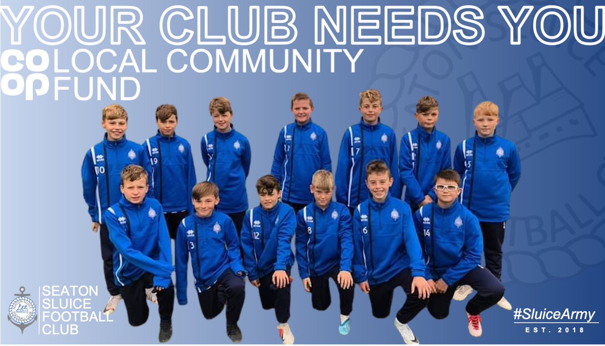 SeatonSluiceFC's tweet photo. 🔵⚪️ Seaton Sluice Juniors F.C. is now part of the @Coopuk Local Community Fund🔵⚪️

✅Get a Co-op Card in store or online at  https://t.co/5zQkl6RSXZ
✅Select Seaton Sluice Juniors as your local cause
✅Buy Co-op branded products and services
✅Co-op donate every time you spend https://t.co/2SASXJBZ2u