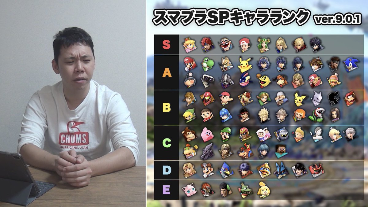 ㅤみっくㅤ スマブラsp 最新版 Ver 9 0 1 最強キャラランク S Aランク編 Ssbu Tier List Top And High Tier T Co F8mbdhnpbv