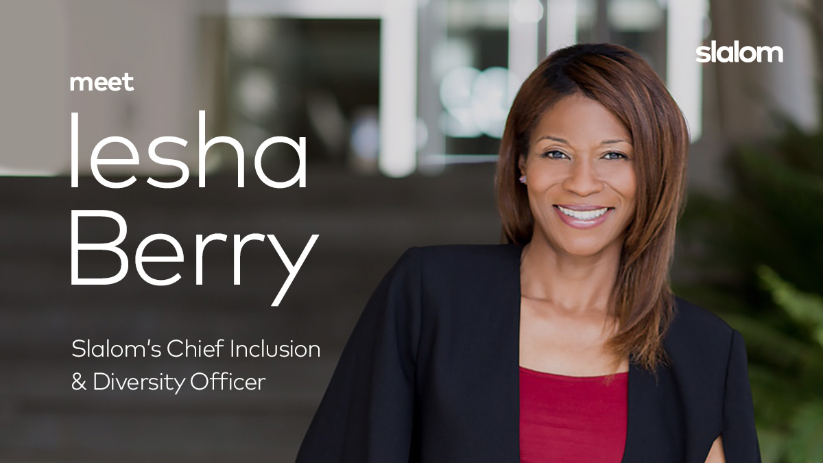 "I'm very excited about working for an organization that will allow me to lead with my authentic voice &amp; unapologetic passion for inclusion and diversity, advancing a culture where everyone can succeed." Get to know Slalom’s first CIDO in her Q&amp;A here: slalom.ws/3lutnsJ