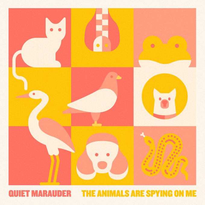 BeastPRUK's tweet photo. Cardiff Alt-Pop Champions @quietmarauder release their brand new 'Tiny Men Parts' EP on 27th November Via @BubblewrapWales 

Listen to 'The Animals Are Spying On Me' Here:
https://t.co/rTr2WOfku0 

#WelshMusic #QuietMarauder #BubblewrapCollective https://t.co/huS84c6M5L