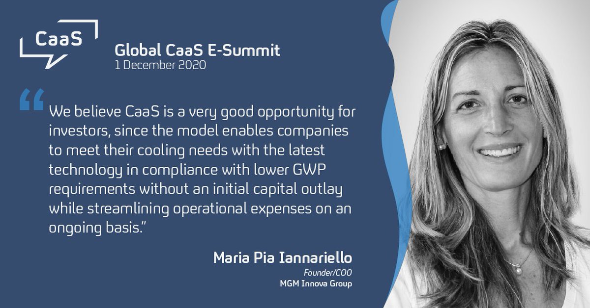 Why wait to invest in #affordable and #EnergyEfficient cooling? ❄️

Maria Pia Innariello, Founder &amp; COO of <a href="/MGMInnovaGroup/">MGM Innova Group</a> has used the CaaS model to provide high-quality air-conditioning to offices in Colombia.

Find out more at the #CaaSESummit ⬇️
bit.ly/2IJfg4m
