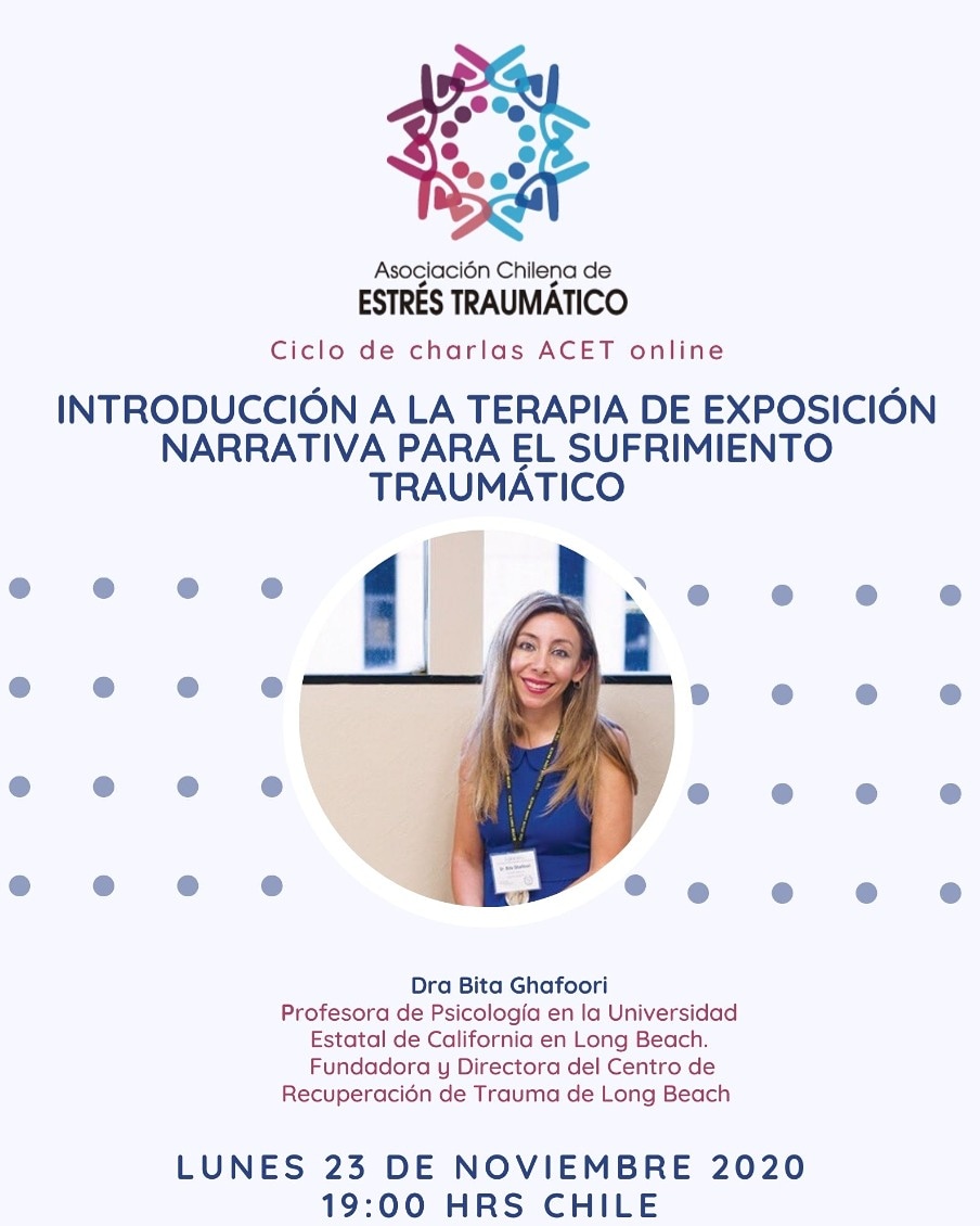 Inscripciones en forms.gle/mSYuc88po13cSk…

#estrestraumatico
#CharlasEnCuarentena
#pandemia
#Covid_19