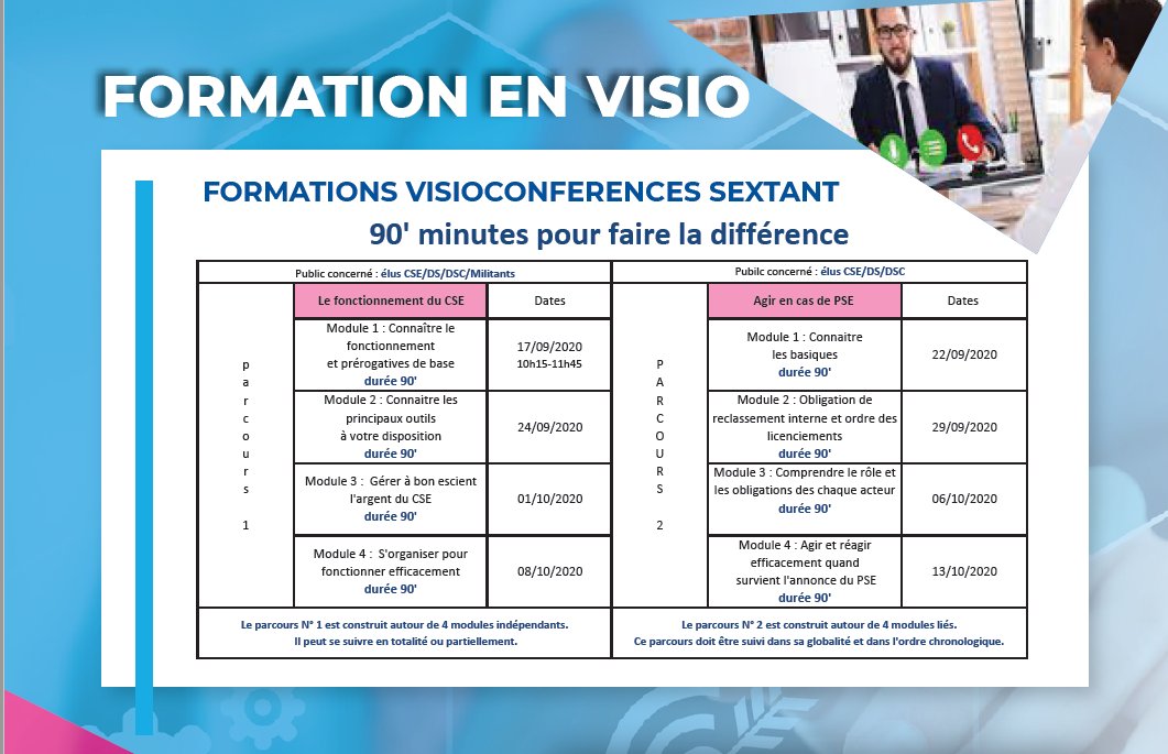 SextantCSE's tweet photo. On est fiers de présenter nos Formations en 90' @SextantCSE  dans le dernier mag @CfeCgcAgro Retrouvez notre catalogue formations en ligne ici : https://t.co/iJvk0bFZ2F https://t.co/ozI1pUZBPf