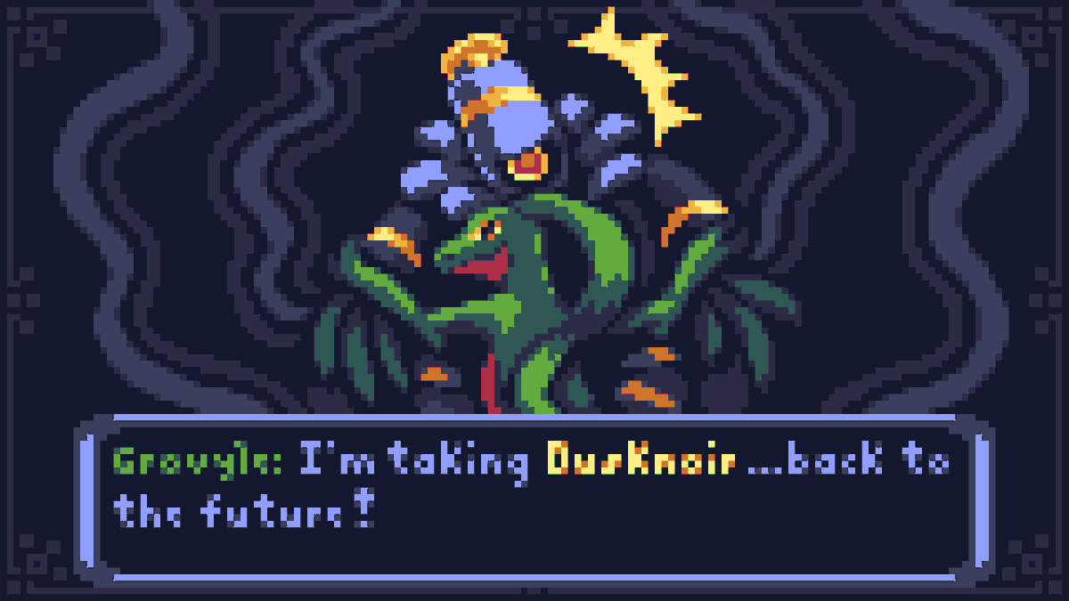 KonAwako's tweet photo. #TimeTraveller Grovyle &amp; Dusknoir from Pokemon Mystery Dungeon: Explorers of Time for @Pixel_Dailies !

#pixel_dailies  #ドット絵 #pixelart #aseprite #ポケモン不思議のダンジョン #PokémonMysteryDungeon #PMD https://t.co/UO4QKOSoQi