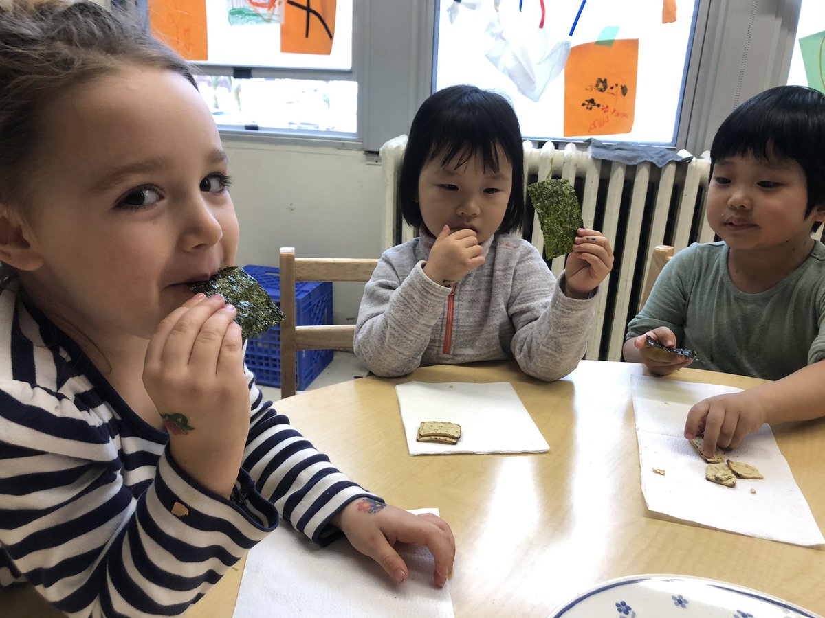 Jackieinwd's tweet photo. Interesting extra snack was fun to try for some first tasters #idontlikeit #butitried #iloveit #canihavemore #peerencouragement #seaweed #κΉ #firsttime #nspreprimary https://t.co/2ZXAKUgqWi