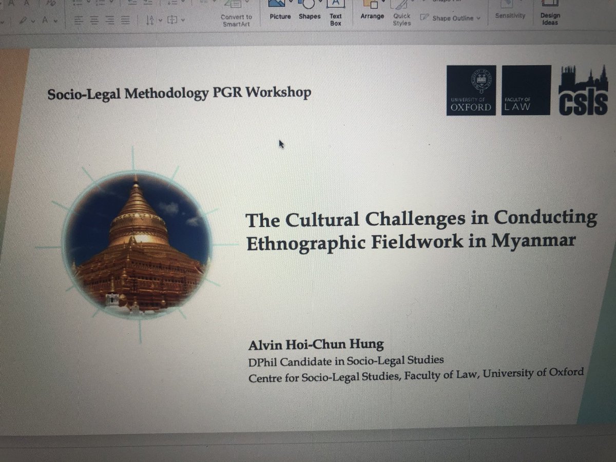 MagdaFurgalska's tweet photo. Alvin Zhou-Chun Hung, Uni of Oxford, is presenting about how Chinese investment and presence of Chinese managers impacts workers in other cultures. Are stereotypes correct?Reflections on immersing himself into Myanmar culture to conduct ethnographic research. Brilliant! #SLM2020 https://t.co/S1AKe2gPgC