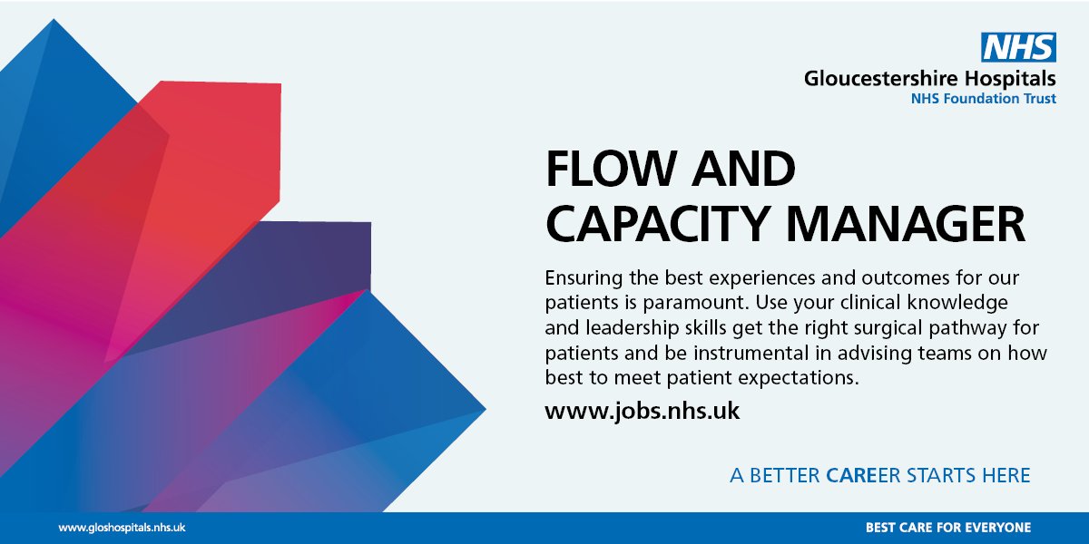 Exciting Opportunity for someone with a strong clinical background and an ambition to use their leadership and management skills!
To find out more please visit beta.jobs.nhs.uk/candidate/joba…

#nhsjobs #recruitment #manager #Gloucestershire #surgery