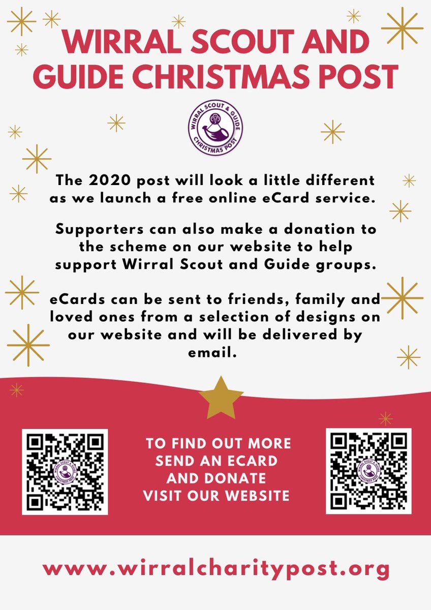 4thHeswall's tweet photo. This year our Scouts are unable to deliver the Christmas Scout Post due to you know who... #NOTsanta
Fear not you are now able to send a digital e-card using the link below #wirralcharitypost #pleasedonate
👇🏻
https://t.co/AUndV5JeGk
🎅🏼🎄☃️❄️⛄️
#scoutpost #christmaspost https://t.co/rrvmjMsNGC