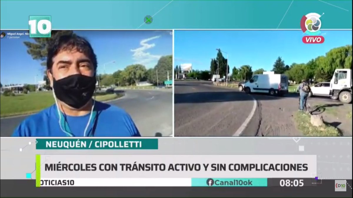 #FelizMiercoles😃 
📺 <a href="/ValeriaHuwyler/">Valeria Huwyler</a> y <a href="/LucianoGarciaT/">Luciano García Tauro</a> están en VIVO por <a href="/CANAL10ok/">Canal 10 Río Negro</a> para informarte de todo lo que sucede en #Neuquen, #RioNegro y el país. 
💻📲 Seguinos a través de TV, Facebook y YouTube 👉youtu.be/scxVwZrt6hU