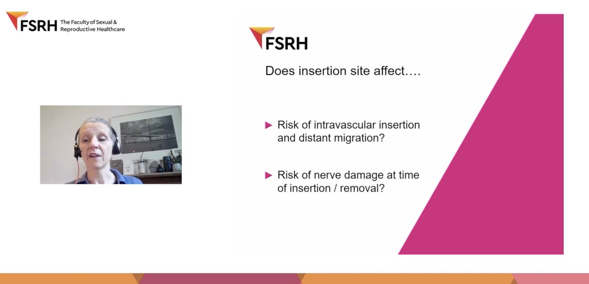 COSRH_UK's tweet photo. More questions (and answers) from Dr Sarah Hardman!
#Nexplanon
#FSRHVirtual #FSRHLive https://t.co/WiEb4JHs7A