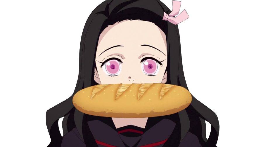 アニメ素材bot 鬼滅の刃 14話 パンを咥える竈門禰豆子 素材 T Co Z9qdd6aoia