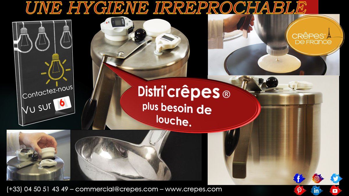 CrepesFrance's tweet photo. Une hygiène parfaite pour vos crêpes! https://t.co/k6YgYVdKJl