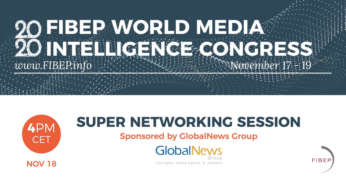 soka1605's tweet photo. Join our @DataScouting team today at 4pm at the Super Networking Session at @_FIBEP World Media Intelligence Congress 2020.
We can't wait to discuss with you our #mediamonitoring #software solutions
#FIBEP #WMIC2020 #cloudbasedsoftware #builtforcloud
@globalnewsgroup https://t.co/6WgBrYM0MG