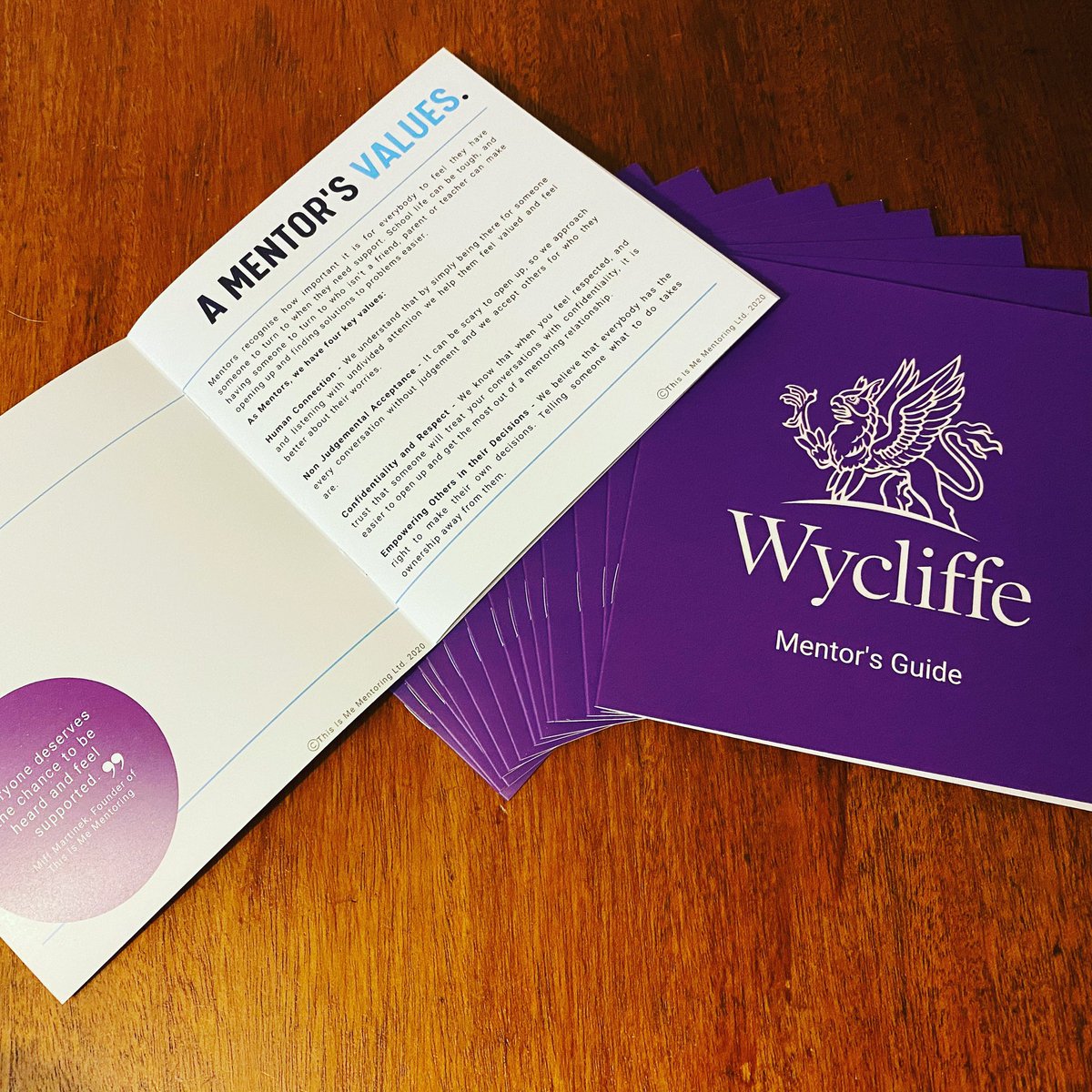 ThisIsMeMentor's tweet photo. This week I was bowled over once again by the kind, insightful pupils I have the pleasure of spending my time with, as Wycliffe College commence their Pupil Mentoring Training Programme with This Is Me. 
#schoolwellbeing #mentalhealth #peermentoring #thisismementoring https://t.co/Vvm2shoq7l