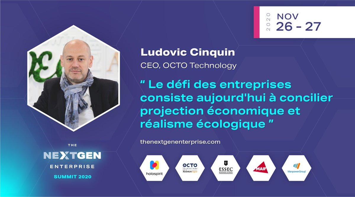 SergeDanan's tweet photo. @Lcinquin CEO de @OCTOTechnology sera speaker à @TheNextGenEnte2

Il nous parlera de "L'agilité comme levier d’organisation" https://t.co/ox1uEbi6h9

#futurdutravail #thenextgenenterprise #raisondetre #reinventingorganizations #digitalWorkplace #remoteteam #hybridworkplace https://t.co/XCAwvvz6SH
