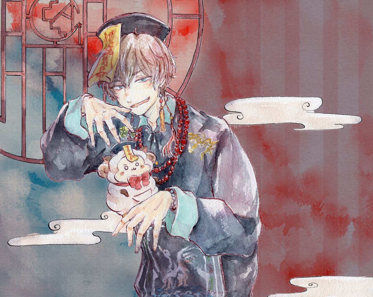 大遅刻ですがキョンシー天月くん!! 妖しい感じで大好きです! 来年の