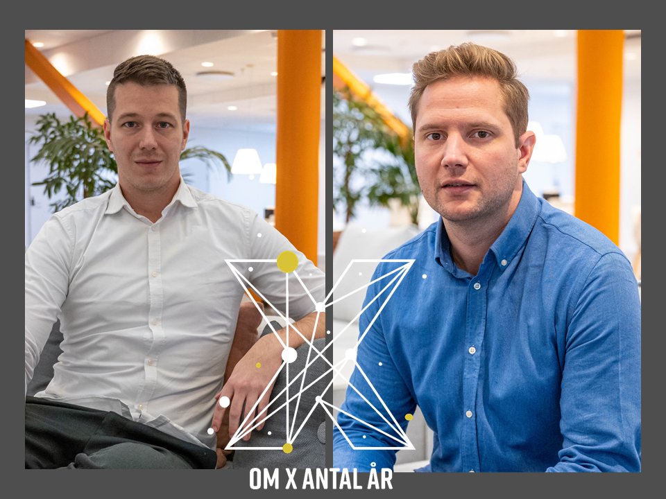 Känner du forskar- och entreprenörsparet @MaximilianOttosson och <a href="/AlbinJakobsson/">Albin Jakobsson</a>, grundare av 
<a href="/CellevateAB/">Cellevate</a>? De har hittat sin grej i skärningspunkten mellan teknik och människa. Nu berättar de om det på den live-streamade showen #OmXAntalÅr  19 Nov 
👉 bit.ly/3n9PaX3