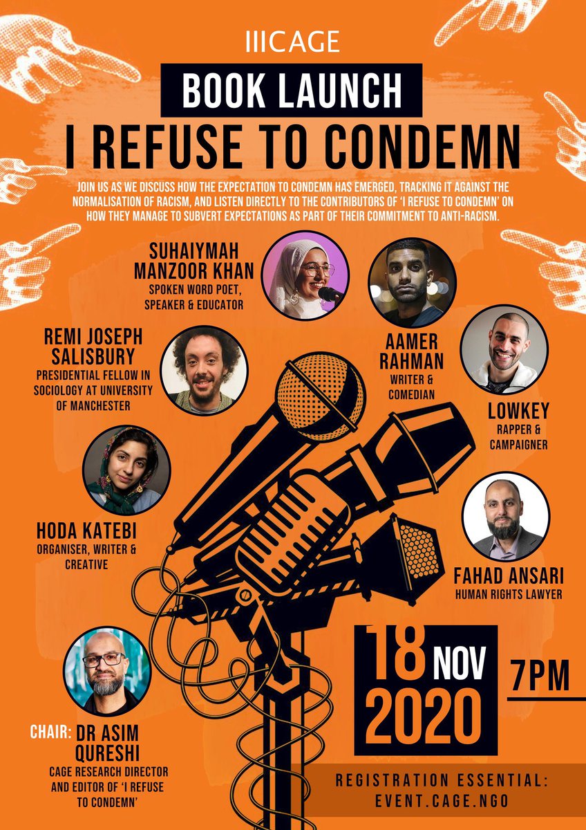 So please join us tonight for the official launch where you can hear from myself,  @AsimCP  @thebrownhijabi  @Lowkey0nline  @aamer_rahman  @hodakatebi and  @RemiJS90 about why this book is so critical today. Tune in to learn about the book they tried to ban.