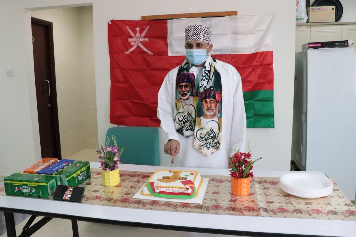 ODC_MCT's tweet photo. كلية عمان لطب الأسنان تحتفي بالعيد الوطني الخمسين المجيد ، وكل عام وأنتم بخير. https://t.co/4F6yfaqPDq