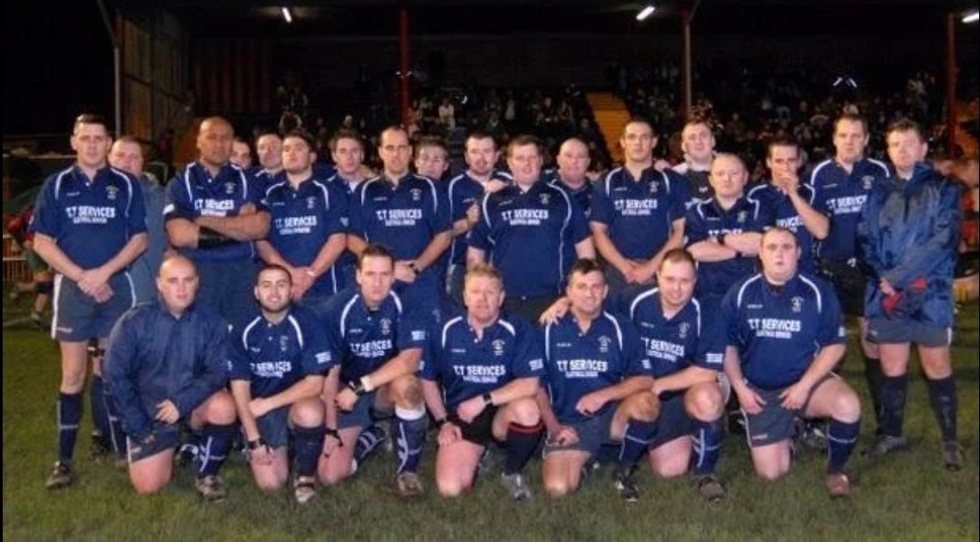 He toured Wales, making friends everywhere he went. This time it's  @NavalRFC.