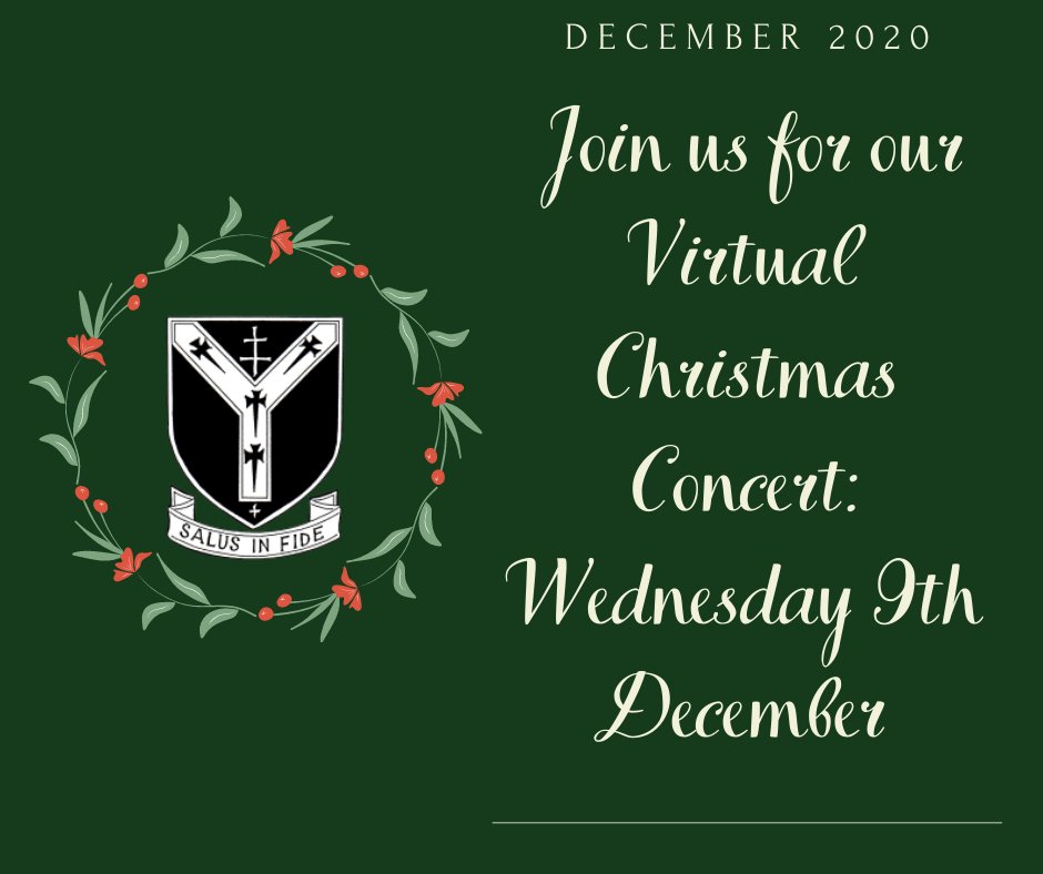 ArchbishMcGrath's tweet photo. We're doing things a little differently this year...
Our Annual Christmas Concert will take place on Wednesday 9th December... virtually!
Covid may have stopped us putting on a show in person, but nothing can prevent us from showcasing our talent.

#christmasconcert #3weekstogo https://t.co/V0fsHwbCnv