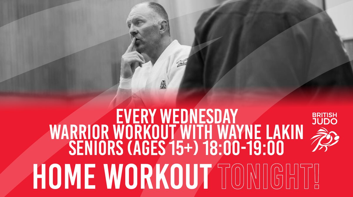 BritishJudo's tweet image. Can you conquer Wayne Lakin&apos;s Warrior session? 

It was great to see over 60 members being put through their paces last week by Wayne! 

This week will focus on deadlifts! 

Sign up now at tinyurl.com/y4qqxkcw

#StayInWorkOut #StrongerTogether