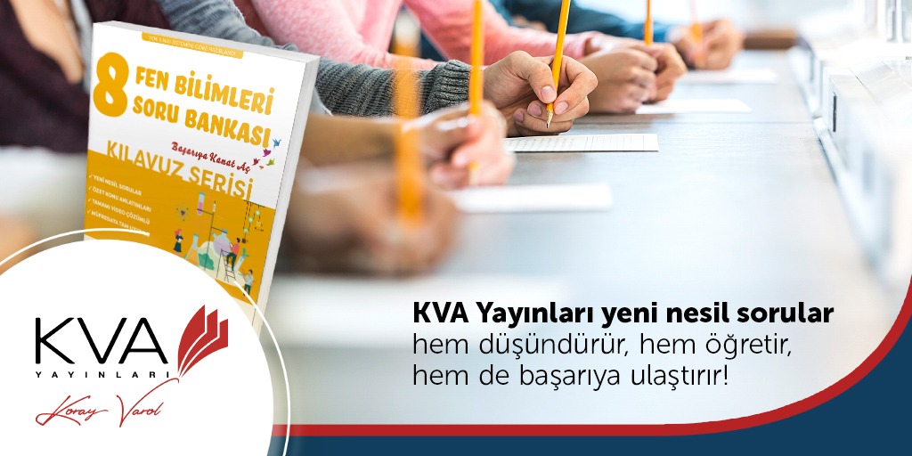 KVA Yayınları yeni nesil sorular hem düşündürür, hem öğretir, hem de başarıya ulaştırır! #başarıyolunda #korayvarolokulları #korayvarolakademi #success #lgs #anasinifi #ilkokul #ortaokul