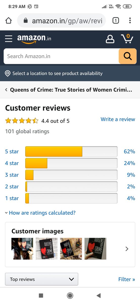 Kulpreetyadav's tweet photo. Excited to learn that our book has crossed 100 reviews now. Thank you, readers! Sharing a few screenshots. If you want to know more, pls visit:- https://t.co/SIKwdhLrh6
@PenguinIndia @sushant_says @mileeashwarya #truecrime https://t.co/Np6Ieog5Bu