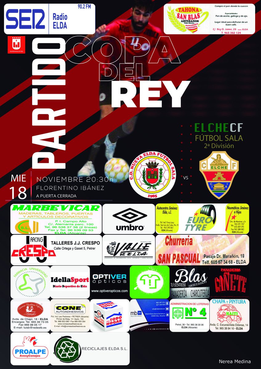 🏆|COPA DEL REY| Ya es oficial, el partido de Copa del Rey de esta noche podrá seguirse en directo a través del canal de youtube de la <a href="/FFCV_info/">FFCV</a> 
¡No os lo perdáis! Esperamos vuestros comentarios. #NuevaEldaElcheCopadelRey
❤⚽️🖤