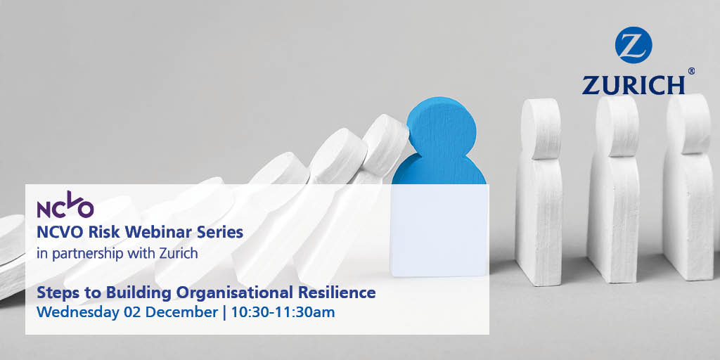 Steps to Building Organisational Resilience: 02/12/20 at 1030. Sign up to this free webinar, in partnership with <a href="/NCVO/">NCVO</a>, for ideas on how your organisation could become more resilient. zurins.uk/36Hrdjo

#zurichinsurance #ncvo #webinar #free #organisationalresilience